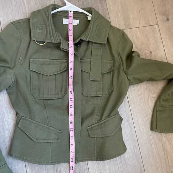 A.L.C. Lorimer Cargo Army Green Utility Jacket - Picture 7 of 16